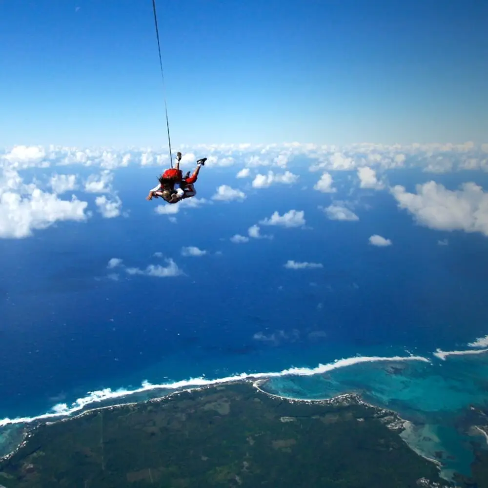 skydive in mauritius