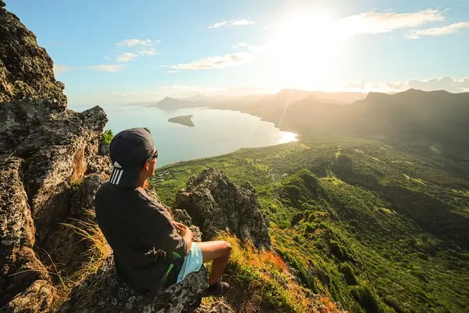 climbing le morne hike