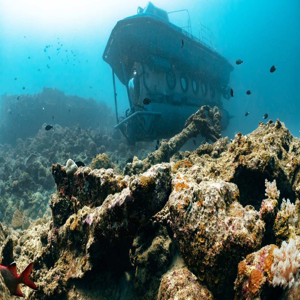 Submarine in Mauritius
